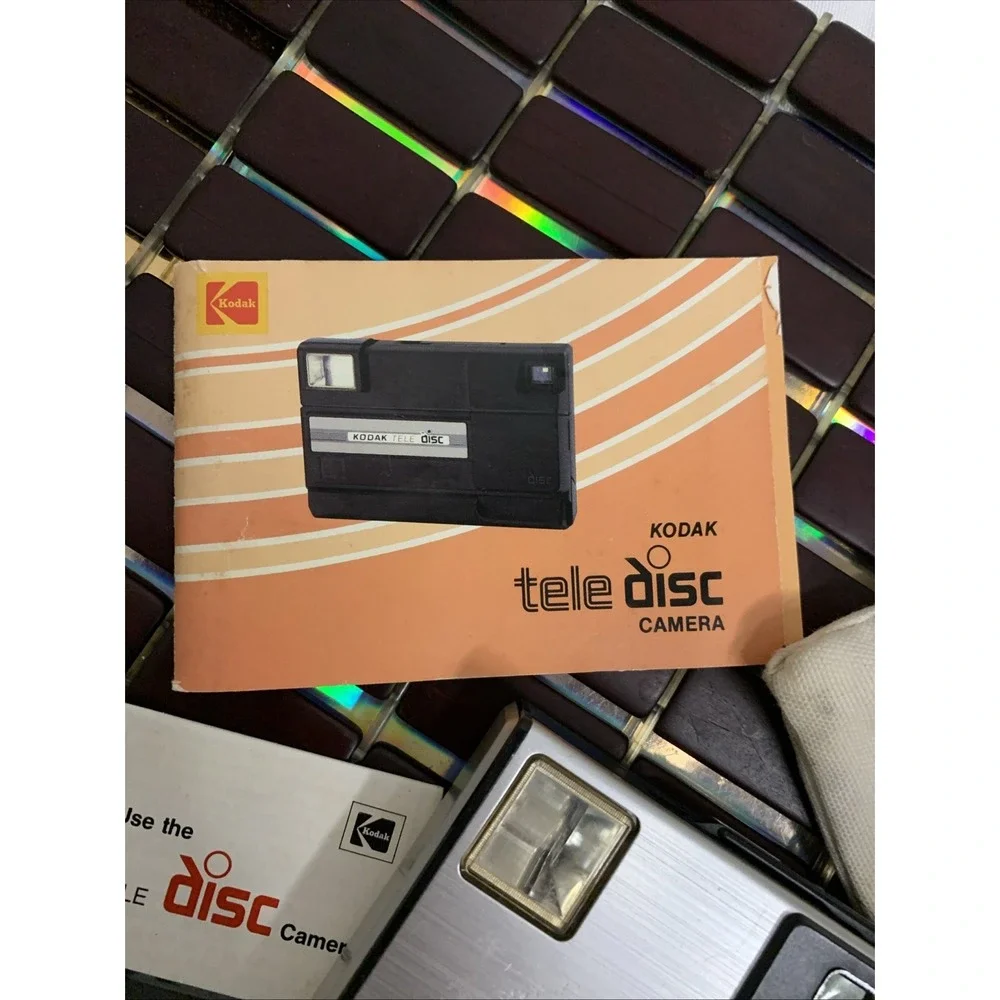 Vintage TELE 4000 DISC CAMERA Made In USA‎ Eastman Kodak Company - Booklets +